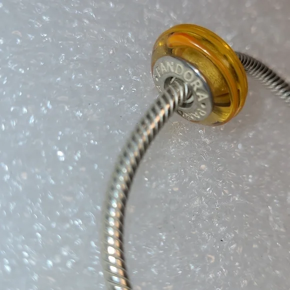 Vintage Pandora Charm Bracelet with Charms 925 - Picture 7 of 15